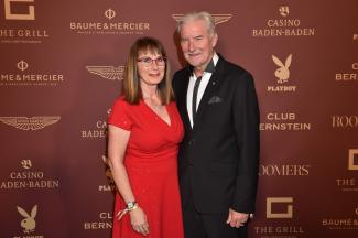 Baden-Badens Oberbürgermeister Dietmar Späth und Frau Susanne beim Playmate des Jahres Award 2023